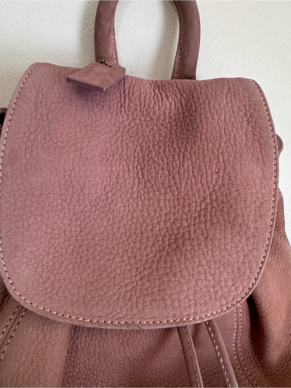 Vintage Coach Nubuc Sonoma Small Backpack (4938) in Rose Pink - Picture 2 of 16